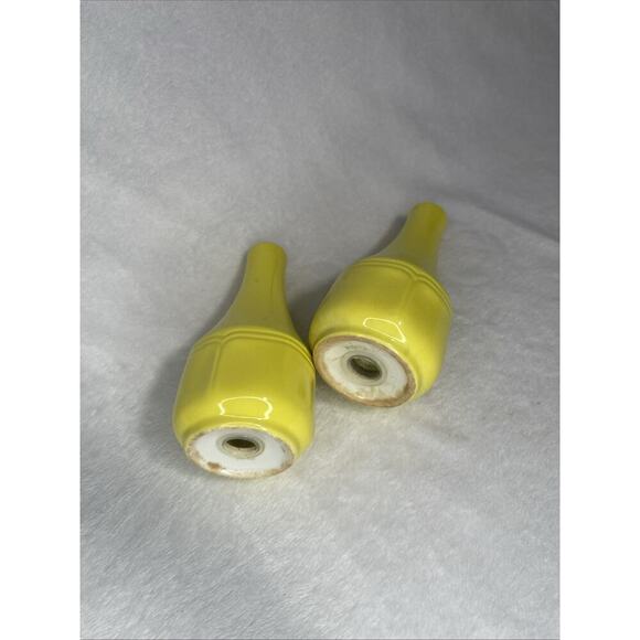 Vtg Salt And Pepper Shaker Set Japan Made Independence Ironstone Heavy Crazing - Picture 4 of 6